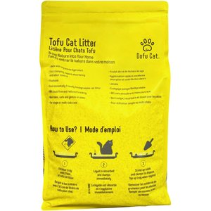 Dofu Cat Unscented Clumping Tofu Multi-Cat Litter, 13.2-lb bag