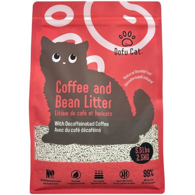 Dofu Cat Dofu Cat Unscented Coffee & Bean Clumping Tofu Cat Litter, 5.5-lb bag
