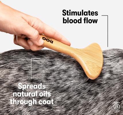 Show full view: DOG By Dr Lisa Bamboo Dog Rake Grooming Tool slide 3 of 6