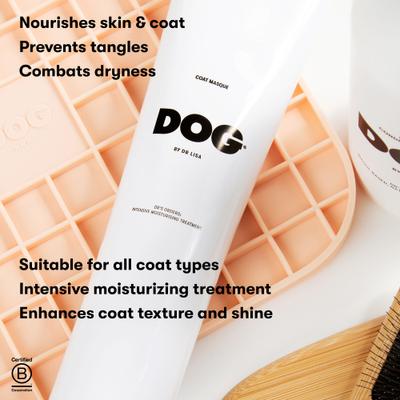 Show full view: DOG By Dr Lisa Dog Coat Masque Conditioner, 5.29-fl oz bottle slide 4 of 7