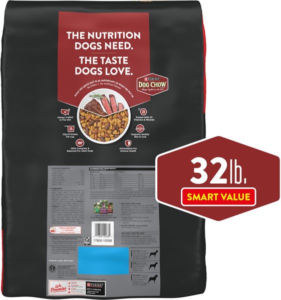 Dog Chow Complete Adult Beef Flavor Dry Dog Food, 32-lb bag