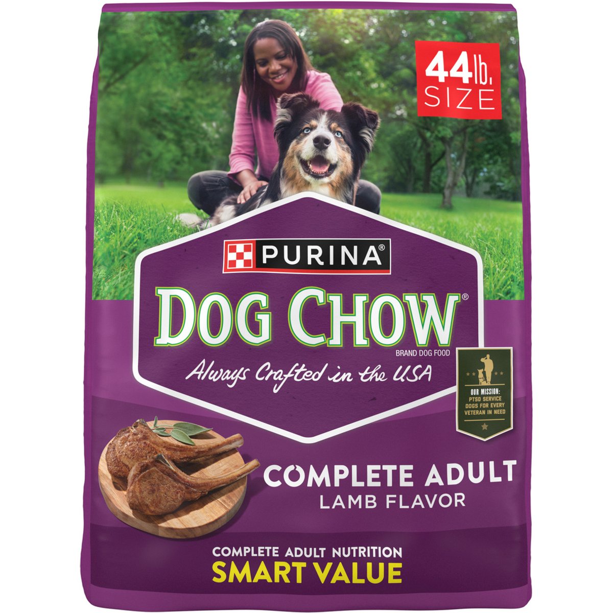 Dog Chow Complete Adult Lamb Flavor Dry Dog Food, 44-lb bag