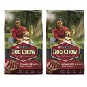 Dog Chow Complete Adult with Beef Flavor Dry Dog Food, 40-lb bag, bundle of 2
