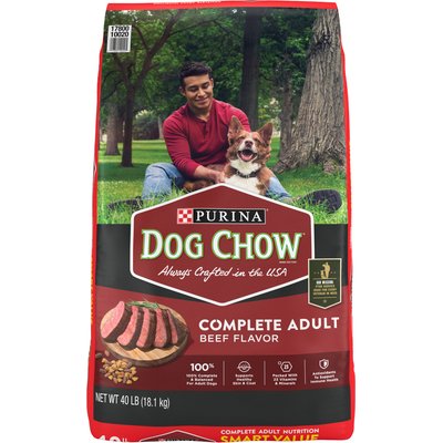 Dog Chow Dog Chow Complete Adult with Beef Flavor Dry Dog Food, 80-lb bundle