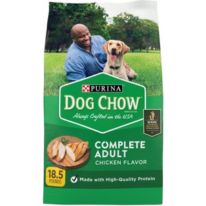 Dog Chow Complete Adult with Real Chicken Dry Dog Food, 18.5-lb bag