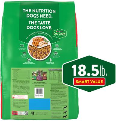 Show full view: Dog Chow Complete Adult with Real Chicken Dry Dog Food, 18.5-lb bag slide 3 of 12