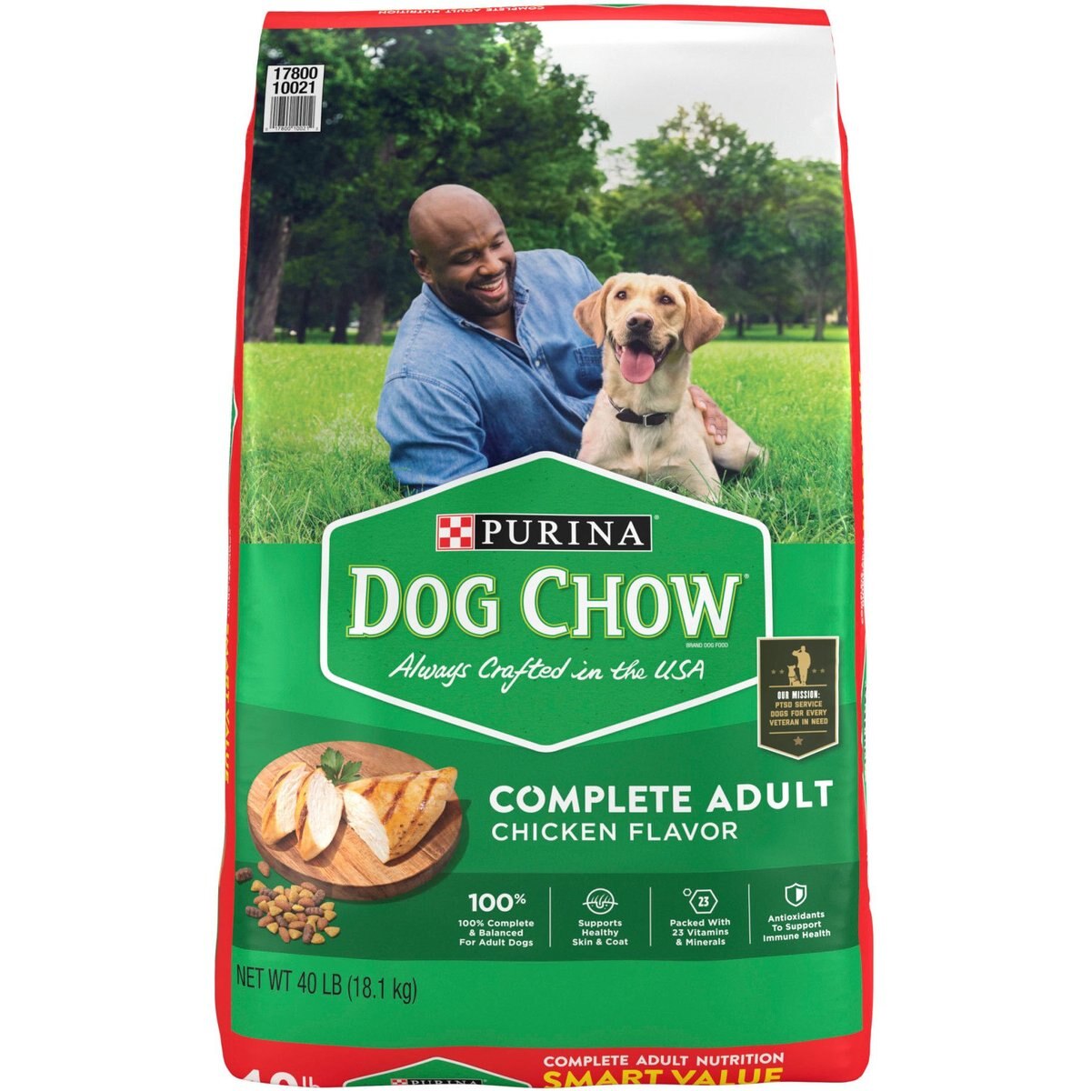 Dog Chow Complete Adult with Real Chicken Dry Dog Food, 80-lb bundle