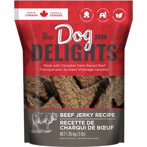 Dog Delights Beef High-Protein Jerky Dog Treats, 48-oz bag