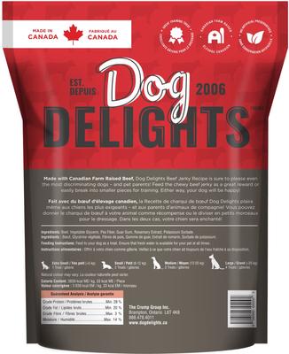 Show full view: Dog Delights Beef High-Protein Jerky Dog Treats, 48-oz bag slide 3 of 3