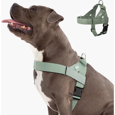 Dog Friendly Co. Dog Friendly Co. Adjustable Neck & Chafe Resistant Dog Harness, Khaki, Large