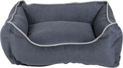 Dog Gone Smart Chenille Lounger Dog Bed, Blue, Small