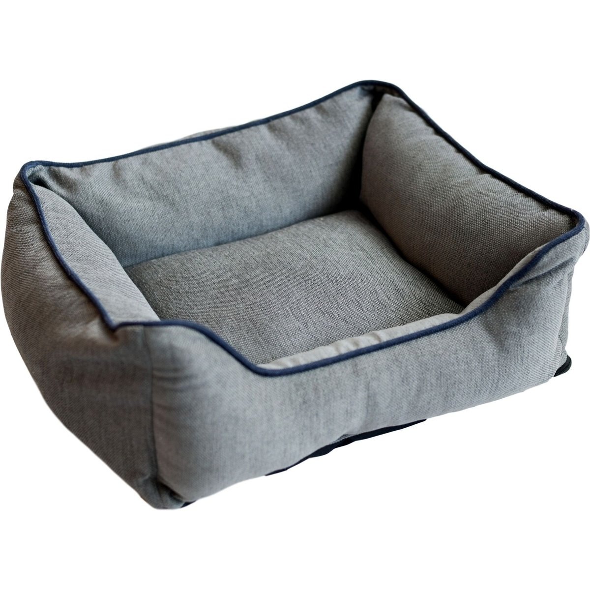 Dog Gone Smart Chenille Lounger Dog Bed, Grey, Small