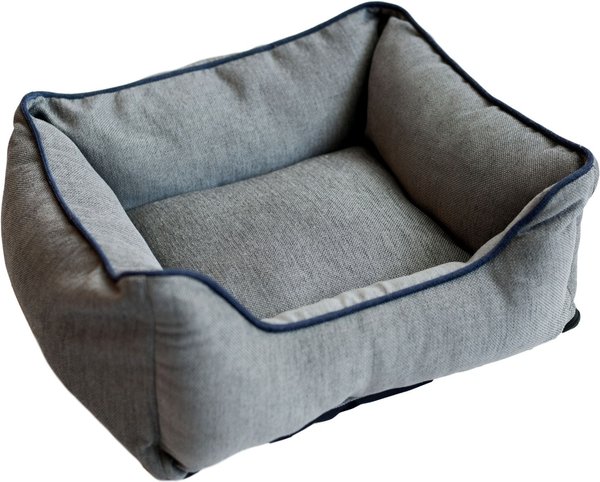 DOG GONE SMART Chenille Lounger Dog Bed, Grey, X-Small