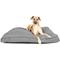 Show in main carousel: Dog Gone Smart Chenille Rectangle Dog Bed, Grey, Small slide 2 of 3