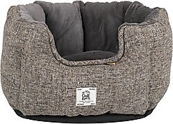 Dog Gone Smart Chill Kuzzi Far Infrared Soothing Comfort Bolser Removable Dog & Cat Bed, Charcoal Grey, Small