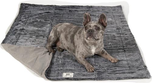 Show full view: Dog Gone Smart Chill Kuzzi Far Infrared Wellness Dog & Cat Blanket, Charcoal Grey, Medium slide 2 of 2