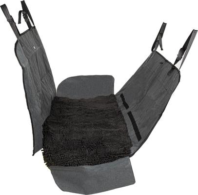 Show full view: Dog Gone Smart Dirty Dog 3-in-1 Car Seat Cover & Hammock, Black slide 4 of 5
