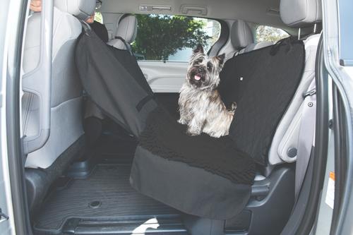 Show full view: Dog Gone Smart Dirty Dog 3-in-1 Car Seat Cover & Hammock, Black slide 2 of 5