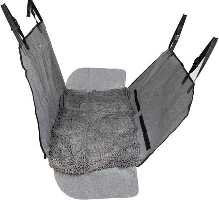 Show full view: Dog Gone Smart Dirty Dog 3-in-1 Car Seat Cover & Hammock, Grey slide 4 of 6