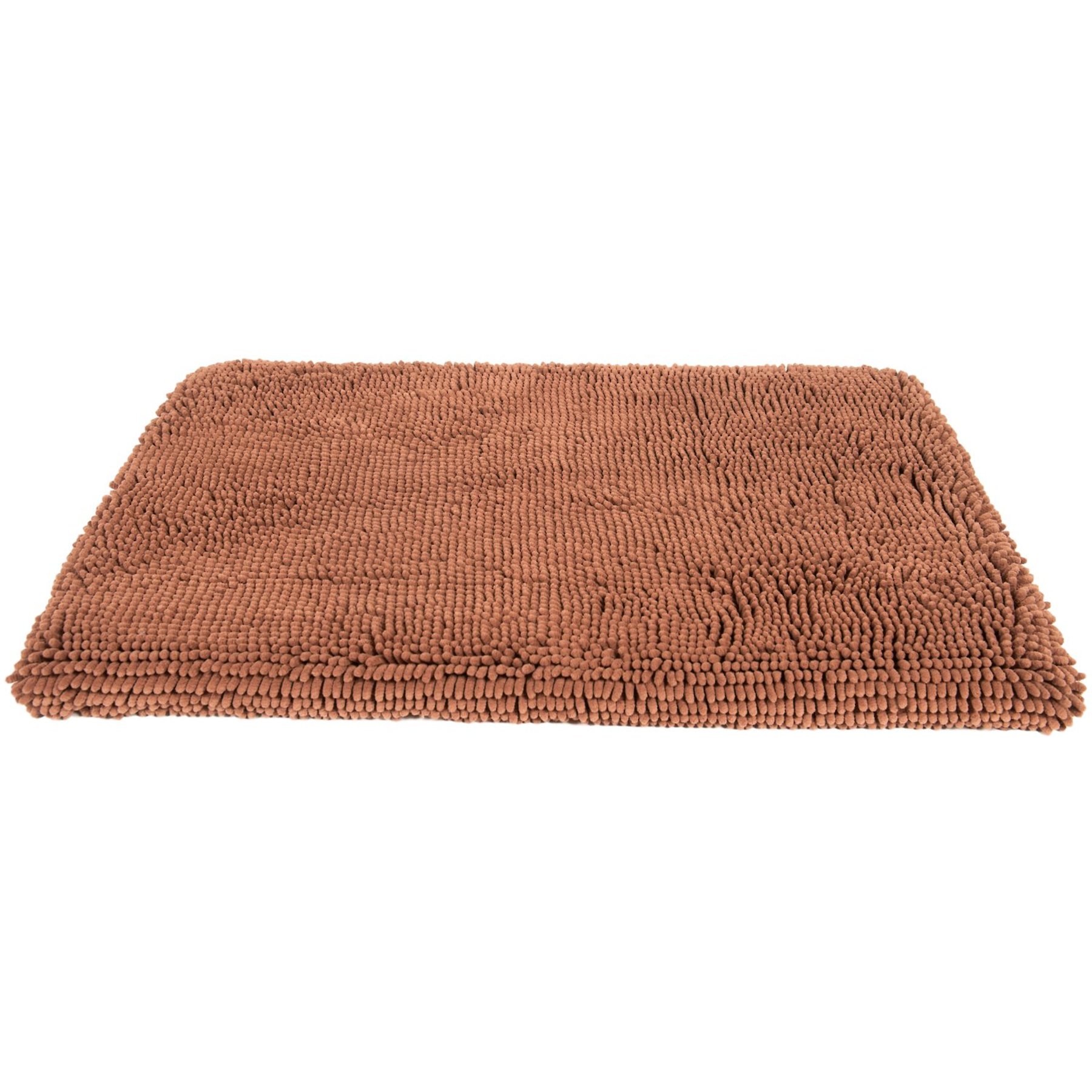 Dog Gone Smart Ultra-Absorbent Microfiber Crate & Travel Dirty Dog Cushion Pad, Brown, Medium
