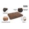 Show in main carousel: Dog Gone Smart Ultra-Absorbent Microfiber Crate & Travel Dirty Dog Cushion Pad, Brown, Medium slide 4 of 9