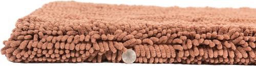 Show full view: Dog Gone Smart Ultra-Absorbent Microfiber Crate & Travel Dirty Dog Cushion Pad, Brown, Medium slide 5 of 9