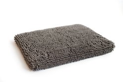 Dog Gone Smart Ultra-Absorbent Microfiber Crate & Travel Dirty Dog Cushion Pad, Grey, X-Large