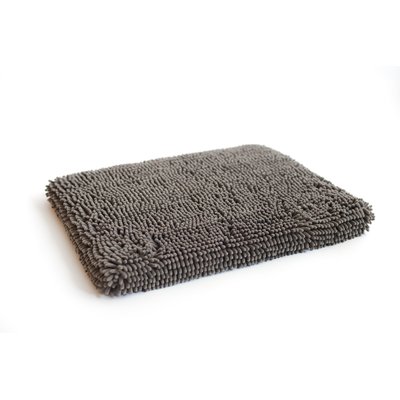 Dog Gone Smart Dog Gone Smart Ultra-Absorbent Microfiber Crate & Travel Dirty Dog Cushion Pad, Grey, X-Large