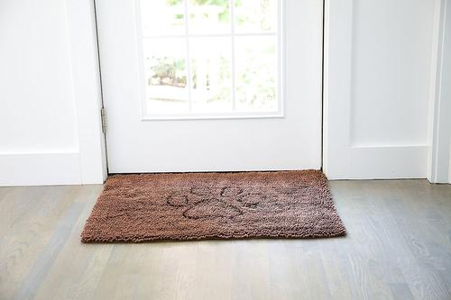 Show full view: Dog Gone Smart Super Absorbent Non-Slip Dirty Dog Doormat, Brown, Large slide 3 of 6