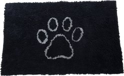 Dog Gone Smart Super Absorbent Non-Slip Dirty Dog Doormat, Black Hue, Medium