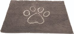 Dog Gone Smart Super Absorbent Non-Slip Dirty Dog Doormat, Misty Grey, Large