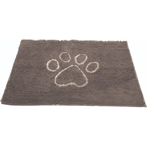 Dog Gone Smart Super Absorbent Non-Slip Dirty Dog Doormat, Misty Grey, Large