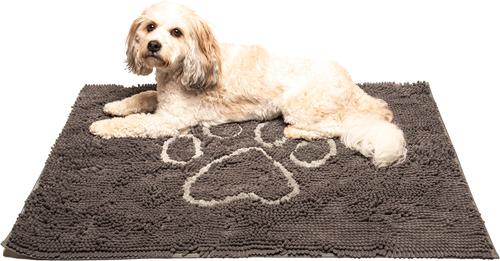 Show full view: Dog Gone Smart Super Absorbent Non-Slip Dirty Dog Doormat, Misty Grey, Large slide 3 of 3