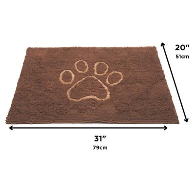 Show full view: Dog Gone Smart Super Absorbent Non-Slip Dirty Dog Doormat, Mocha Brown, Medium slide 3 of 3