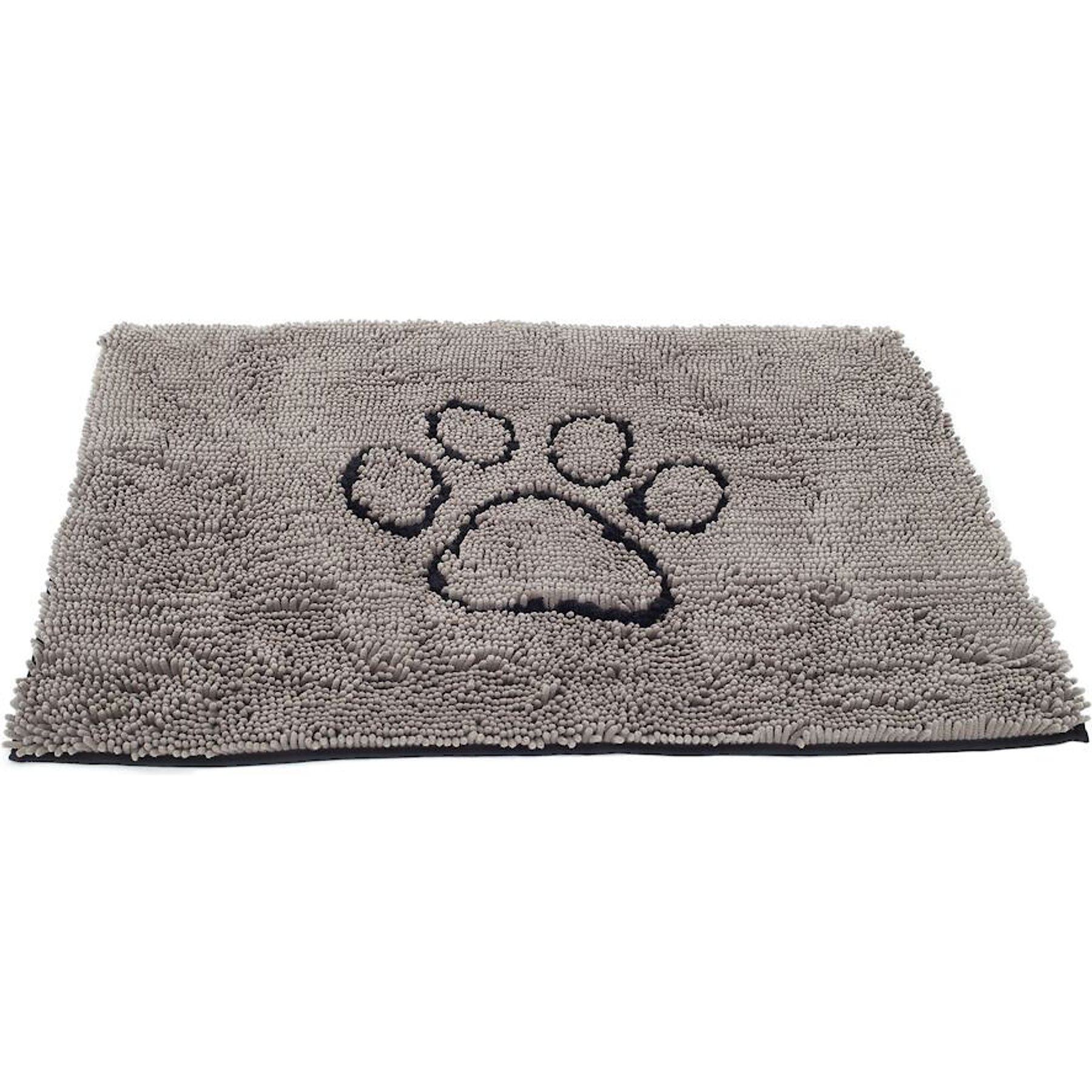Dog Gone Smart Super Absorbent Non-Slip Dirty Dog Microfiber Doormat, Grey, Medium