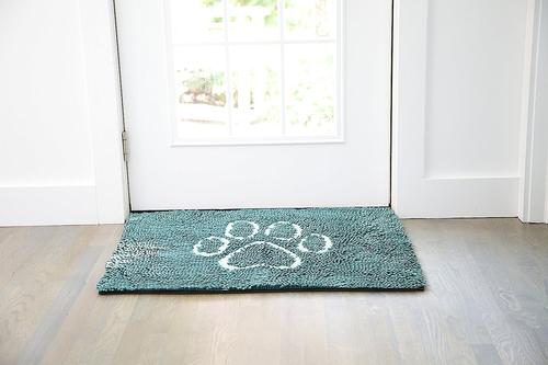 Show full view: Dog Gone Smart Super Absorbent Non-Slip Dirty Dog Doormat, Pacific Blue, Medium slide 5 of 9
