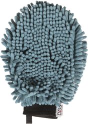 Dog Gone Smart Dual-Sided Super Absorbent Microfiber Dog Grooming Mitt, Pacific Blue slide 2 of 2