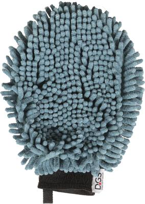 Show full view: Dog Gone Smart Dual-Sided Super Absorbent Microfiber Dog Grooming Mitt, Pacific Blue slide 2 of 3