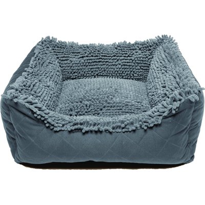 Dog Gone Smart Dog Gone Smart Dirty Dog Lounger Bolster Dog & Cat Bed, Small, Grey