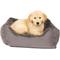 Show in main carousel: Dog Gone Smart Dirty Dog Lounger Bolster Dog & Cat Bed, Small, Grey slide 3 of 3