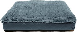 Dog Gone Smart Dirty Dog Rectangle Dog & Cat Bed with Removable Cover, Grey, Medium