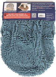 Dog Gone Smart Dirty Dog Microfiber Shammy Towel, Pacific Blue, 31 x 13-in slide 2 of 9
