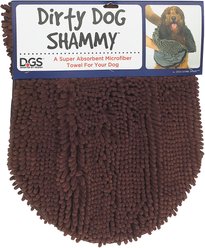 Dog Gone Smart Dirty Dog Microfiber Shammy Towel, Brown, 31 x 13-in