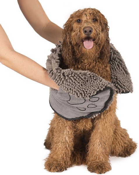 Show full view: Dog Gone Smart Dirty Dog Shammy Towel, Grey slide 3 of 5