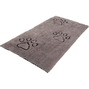 Dog Gone Smart Runner Super Absorbent Non-Slip Dirty Dog Doormat, X-Large, Grey
