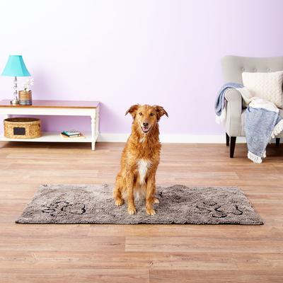 Show full view: Dog Gone Smart Runner Super Absorbent Non-Slip Dirty Dog Doormat, X-Large, Grey slide 4 of 6