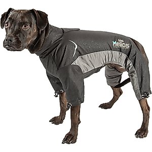 Dog Helios Blizzard Full-Bodied Reflective Dog Jacket, Black, Medium