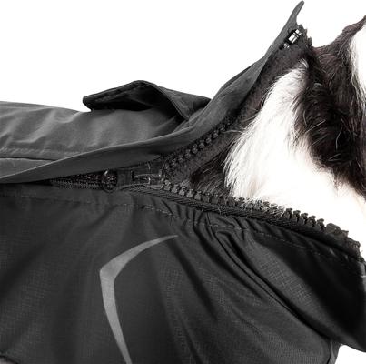 Show full view: Dog Helios Blizzard Full-Bodied Reflective Dog Jacket, Black, Medium slide 4 of 9