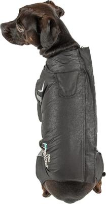 Show full view: Dog Helios Blizzard Full-Bodied Reflective Dog Jacket, Black, Medium slide 6 of 9