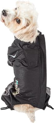 Show full view: Dog Helios Blizzard Full-Bodied Reflective Dog Jacket, Black, Small slide 6 of 9